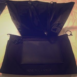 Kendall and Kylie patent leather purse and clutch